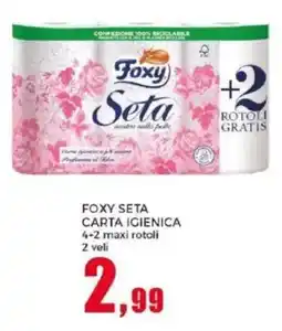 Happy Casa FOXY SETA CARTA IGIENICA offerta