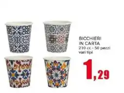 Happy Casa BICCHIERI IN CARTA offerta