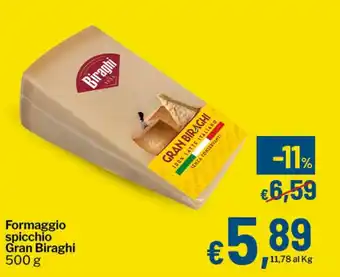 Qui Discount Formaggio spicchio Gran Biraghi offerta