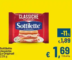 Qui Discount Sottilette classiche Le Originali offerta