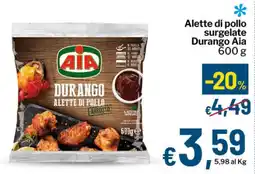 Qui Discount Alette di pollo Durango Aia offerta