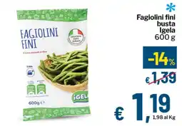 Qui Discount Fagiolini fini Igela offerta