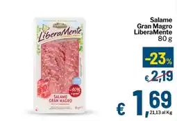 Qui Discount Salame Gran Magro LiberaMente offerta