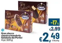 Qui Discount Gran stecco classico/mandorla Gelateria dei Portici offerta