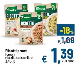 Qui Discount Risotti pronti Knorr ricette assortite offerta