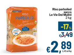 Qui Discount Riso parboiled Le Vie Dei Mulini offerta