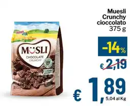 Qui Discount Müsli Crunchy Chocolate offerta