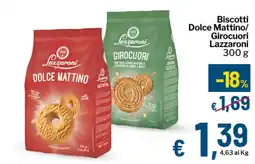 Qui Discount Biscotti Dolce Mattino/ Girocuori Lazzaroni offerta