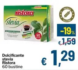 Qui Discount Dolcificante stevia Ristora offerta