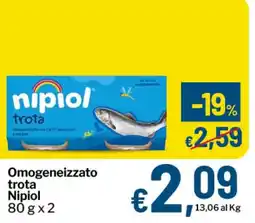 Qui Discount Omogeneizzato trota Nipiol offerta