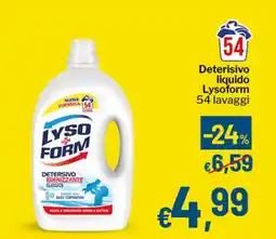 Qui Discount Detersivo igienizzante Lysoform offerta