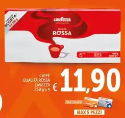 Spazio Conad CAFFÈ QUALITÀ ROSSA LAVAZZA offerta
