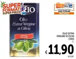 Spazio Conad Olio Extra Vergine di Oliva Cirio offerta