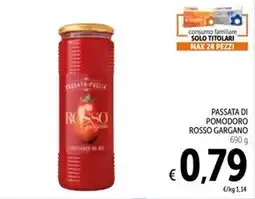 Spazio Conad PASSATA DI POMODORO ROSSO GARGANO offerta