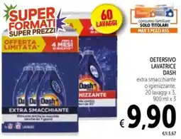 Spazio Conad Detersivo lavatrice Dash extra smacchiante offerta