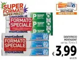 Spazio Conad DENTIFRICIO MENTADENT offerta