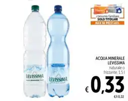 Spazio Conad Acqua minerale levissima offerta