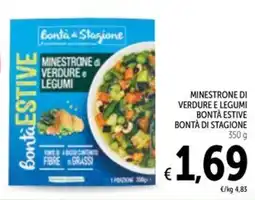 Spazio Conad MINESTRONE di VERDURE e LEGUMI BONTÀ DI STAGIONE offerta