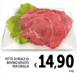 Spazio Conad FETTE DI REALE DI BOVINO ADULTO PER GRIGLIA offerta