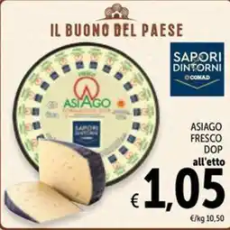 Spazio Conad ASIAGO FRESCO DOP offerta