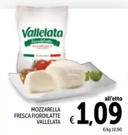 Spazio Conad MOZZARELLA FRESCA FIORDILATTE VALLELATA offerta