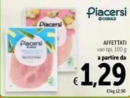 Spazio Conad Affettati vari tipi offerta