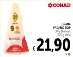 Spazio Conad Grana Padano DOP CONAD offerta
