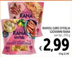 Spazio Conad Ravioli Giro d'Italia Giovanni Rana offerta
