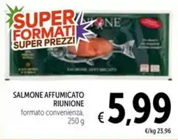 Spazio Conad Salmone affumicato riunione offerta