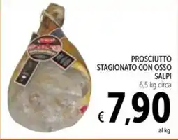 Spazio Conad PROSCIUTTO STAGIONATO CON OSSO SALPI offerta