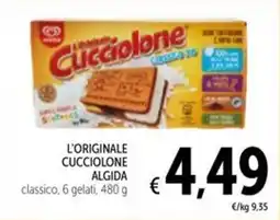 Spazio Conad L'ORIGINALE CUCCIOLONE ALGIDA offerta
