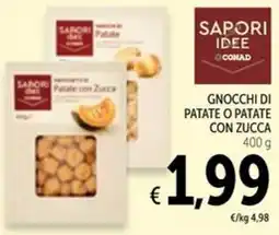 Spazio Conad Gnocchi di Patate o Patate con Zucca offerta