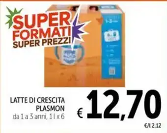 Spazio Conad Latte di crescita Plasmon offerta