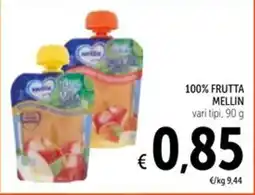 Spazio Conad 100% FRUTTA MELLIN offerta