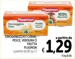 Spazio Conad Formaggino fuso Plasmon offerta