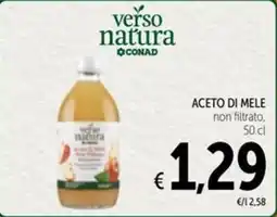 Spazio Conad ACETO DI MELE non filtrato offerta