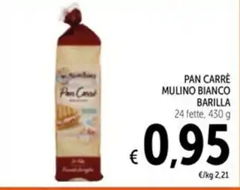Spazio Conad Pan Carrè Mulino Bianco Barilla offerta