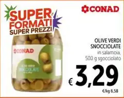 Spazio Conad OLIVE VERDI SNOCCHIOLATE offerta