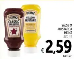 Spazio Conad Salse o mostarda Heinz offerta