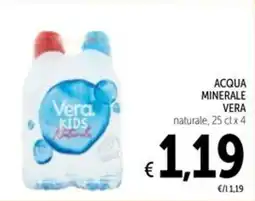 Spazio Conad ACQUA MINERALE VERA offerta