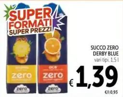 Spazio Conad Succo zero Derby Blue offerta