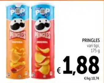 Spazio Conad PRINGLES vari tipi offerta