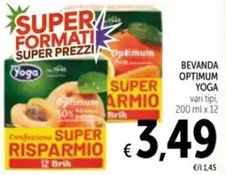 Spazio Conad Beveranda Optimum Yoga offerta