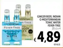 Spazio Conad GINGER BEER, INDIAN O MEDITERRANEAN TONIC WATER FEVER-TREE offerta