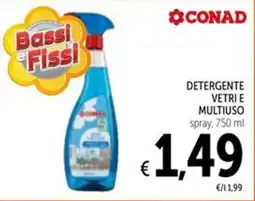 Spazio Conad Detergente vetri e multiuso CONAD offerta