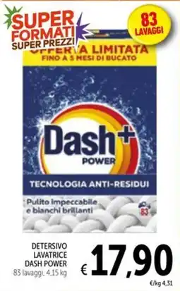 Spazio Conad Detersivo Lavatrice Dash Power offerta