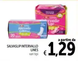 Spazio Conad Salvaslip Intervallo Lines offerta