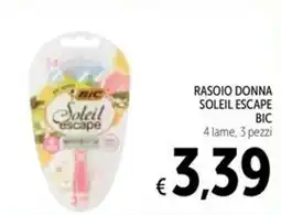 Spazio Conad Rasoio Donna Soleil Escape BIC offerta