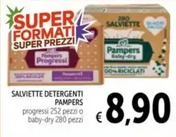 Spazio Conad Salviette detergenti Pampers offerta