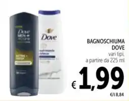 Spazio Conad Bagnoschiuma Dove offerta